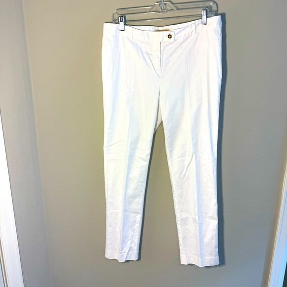Michael Kors white straight ankle length pants - Picture 1 of 4